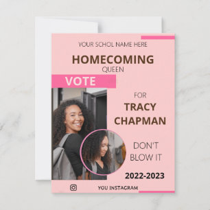 Magazin Abstimmung Homecoming Queen Flyer Vorlage
