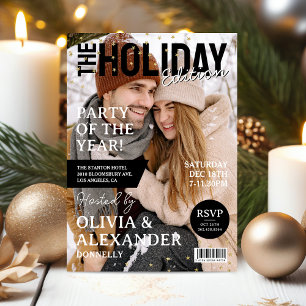 Magazin-Cover-Foto-Weihnachtsfeier Einladung
