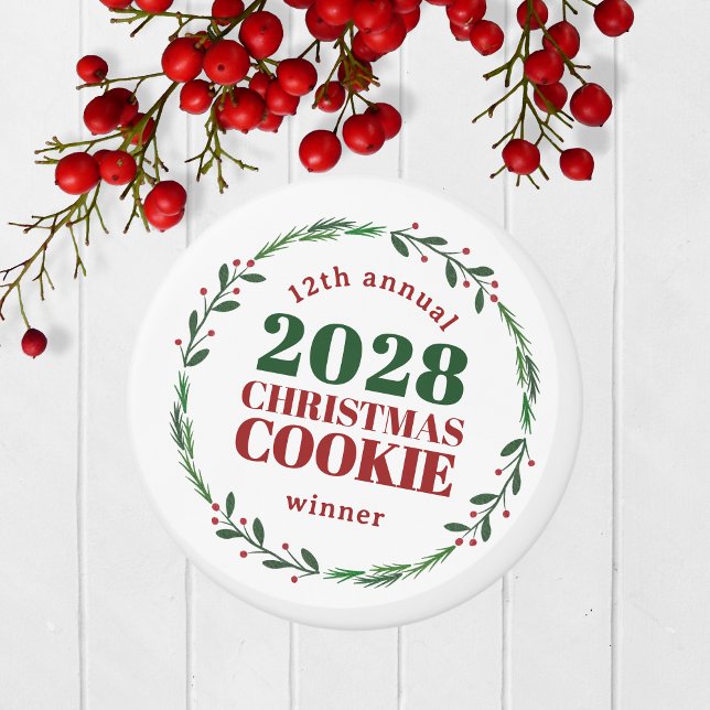 Magazin "Modern Annual Holiday Contest Winner Priz Magnet (Christmas Holiday Competition Prize Magnet for the Winner. Great for Cookie & Sweater Contests!)