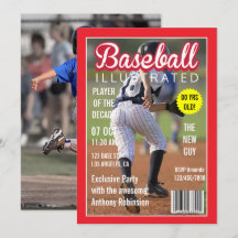 Magazine Celebrity Baseball Geburtstagsparty Foto