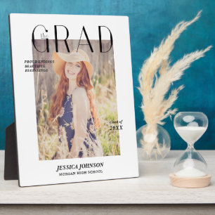 Magazine Cover Abschluss Ankündigung Foto-Karte Fotoplatte