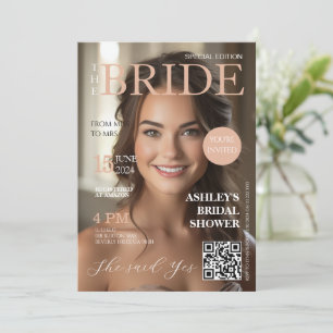 Magazine Cover Bridal Dusche Einladung