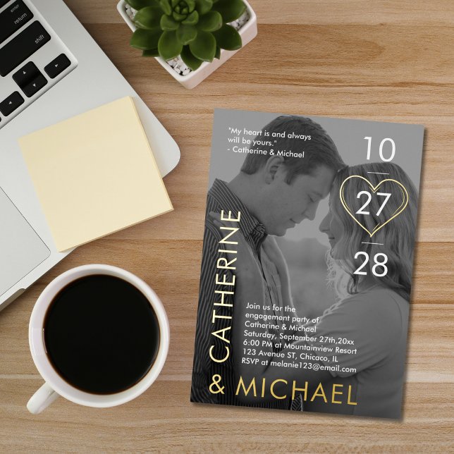 Magazine Cover Dark Foto Modernes Minimalistisch Folieneinladung (Von Creator hochgeladen)