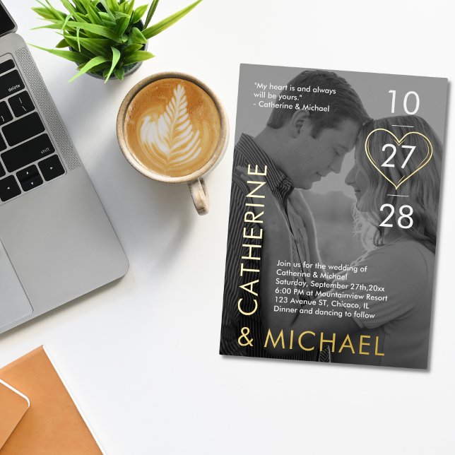 Magazine Cover Dark Foto Modernes Minimalistisch Folieneinladung (Von Creator hochgeladen)