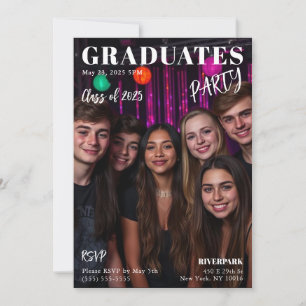 Magazine Cover Einladung
