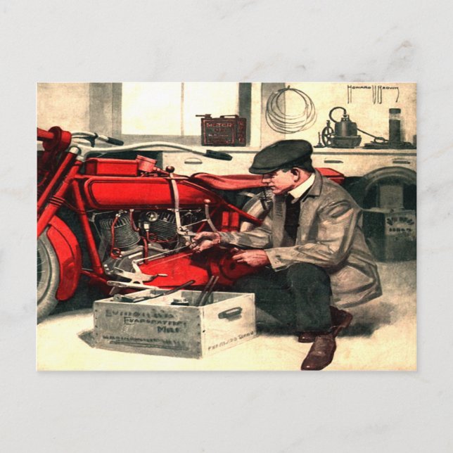 Magazine Cover Postcard from 1919 [light tone] Postkarte (Vorderseite)