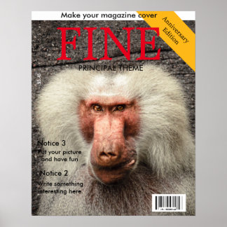 Magazine Cover Poster