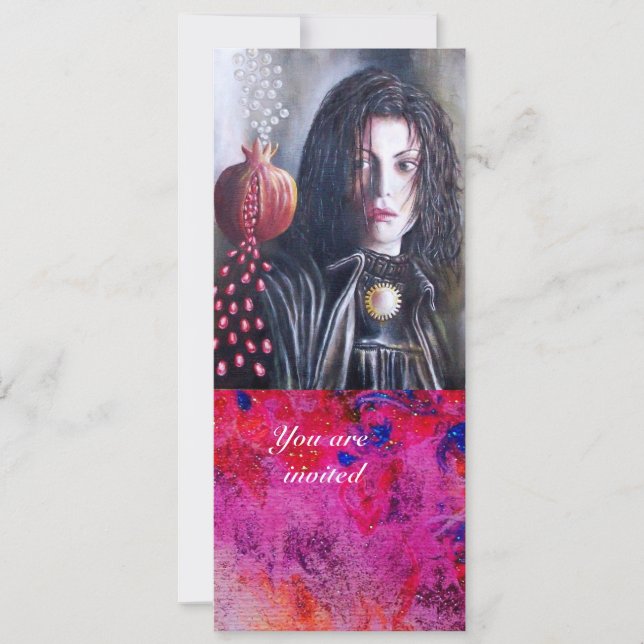 MAGDALEN-Edelstein Rot Einladung (Vorderseite)