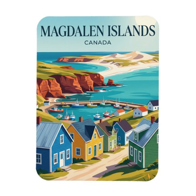 Magdalen-Inseln Kanada Magnet (Vertikal)