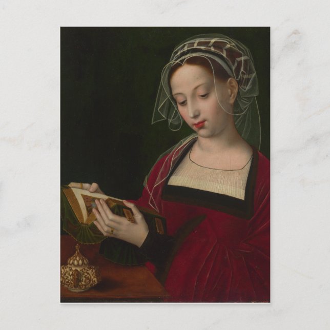 Magdalen-Lesung von Ambrosius Benson Postkarte (Vorderseite)