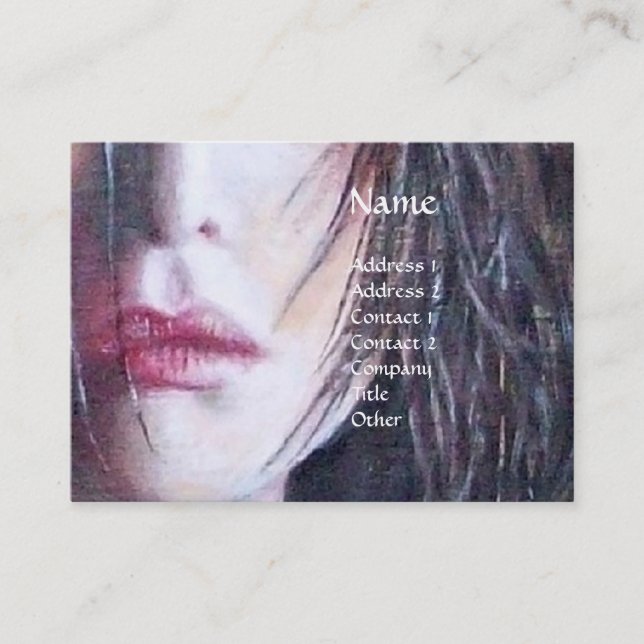 MAGDALEN Schönheitssalon Makeup Künstler Visitenkarte (Vorderseite)