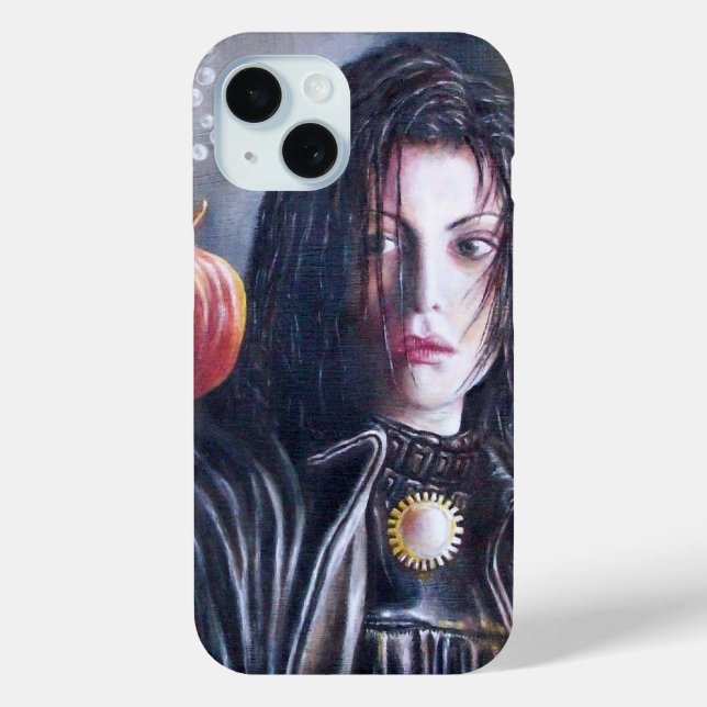 MAGDALEN UND POMEGRANIEN Schwarz-weiß Red Case-Mate iPhone Hülle (Rückseite)