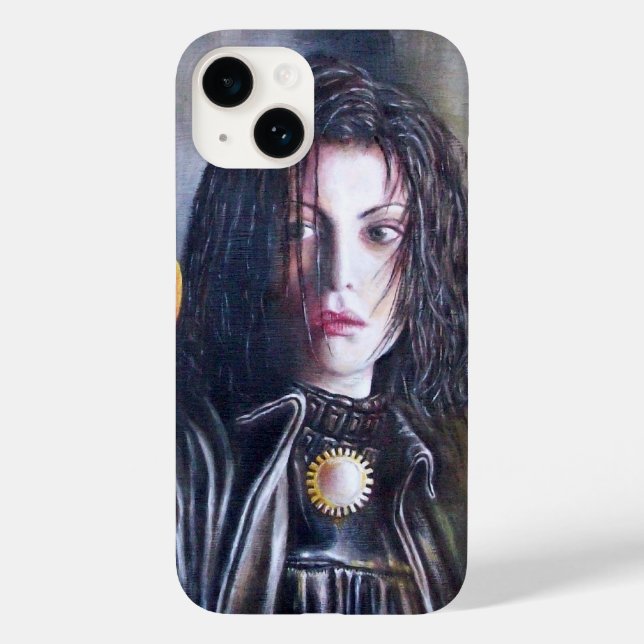 MAGDALEN UND POMEGRANIEN Schwarz-weiß Red Case-Mate iPhone Hülle (Rückseite)