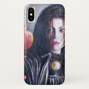 MAGDALEN UND POMEGRANIEN Schwarz-weiß Red iPhone X Hülle