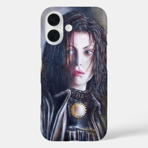 MAGDALEN UND POMEGRANIEN Schwarz-weiß Red iPhone 16 Hülle