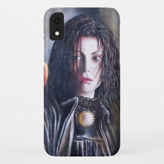 MAGDALEN UND POMEGRANIEN Schwarz-weiß Red Case-Mate iPhone Hülle (Rückseite)