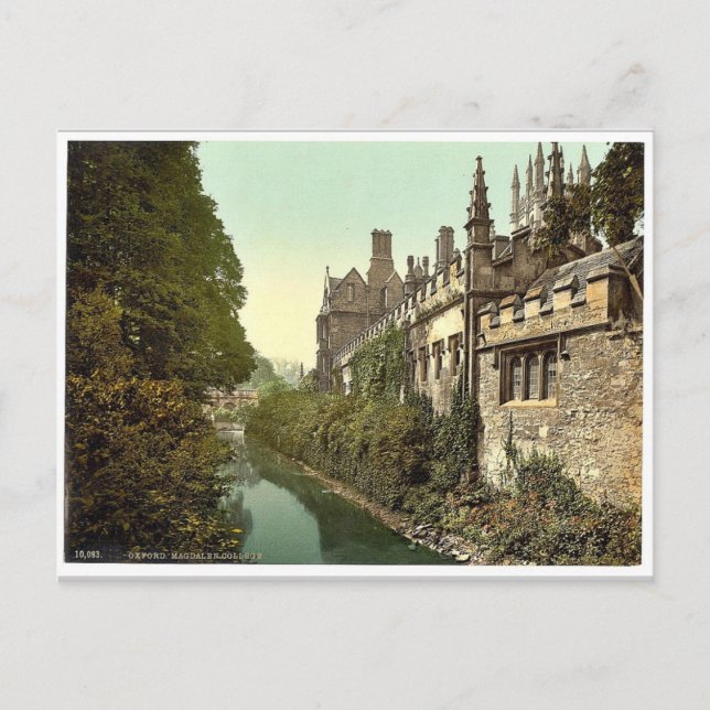 Magdalen Uni, aus Oxford, England Postkarte (Vorderseite)