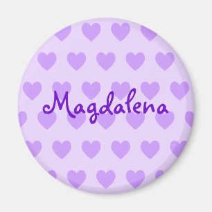 Magdalena im Lila Magnet