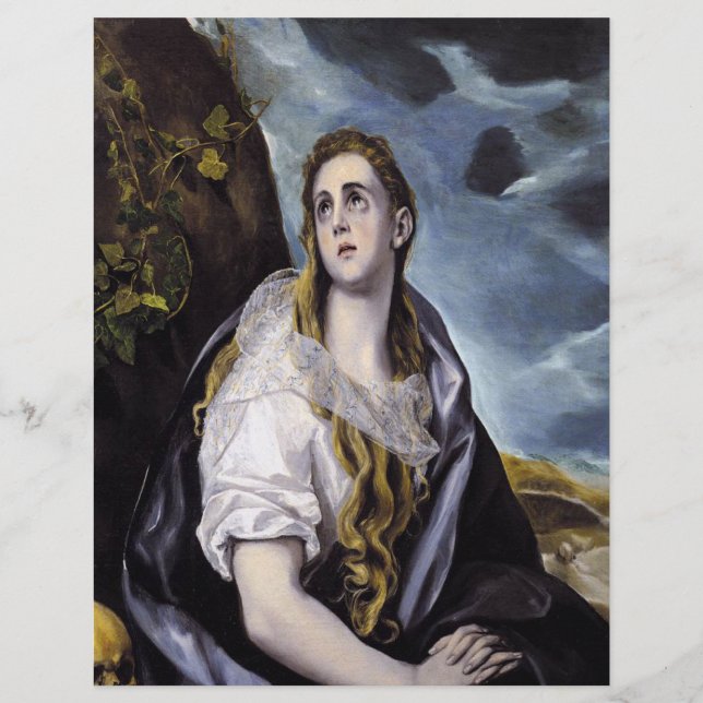 'Magdalena in Buße' (Vorderseite)
