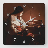 Magdalene mit der Rauchflame, La Tour