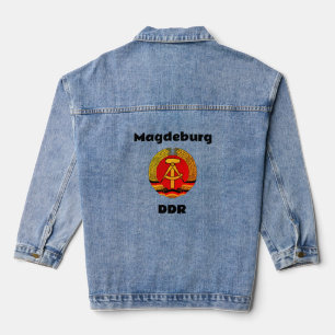 Magdeburg, DDR, Magdeburg, Deutschland (Ossi) Jeansjacke