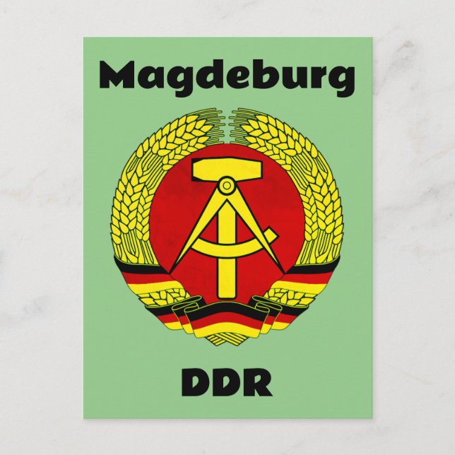 Magdeburg, DDR, Magdeburg, Deutschland (Ossi) Postkarte (Vorderseite)