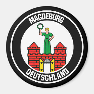 Magdeburger RundEmblem Magnet