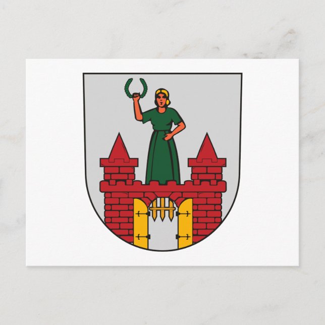Magdeburger Wappen Postkarte (Vorderseite)