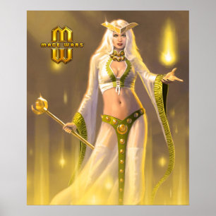 Mage Wars® Priesterin von Westlock Plakat (20x24)