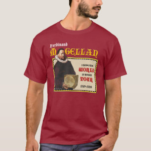 Magellan 1519 runder Weltausflug (die Dunkelheit T-Shirt
