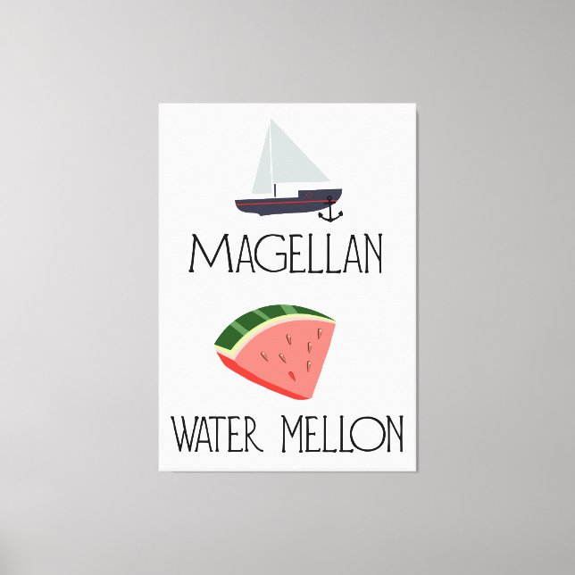Magellan Water Melon Leinwanddruck (Vorderseite)