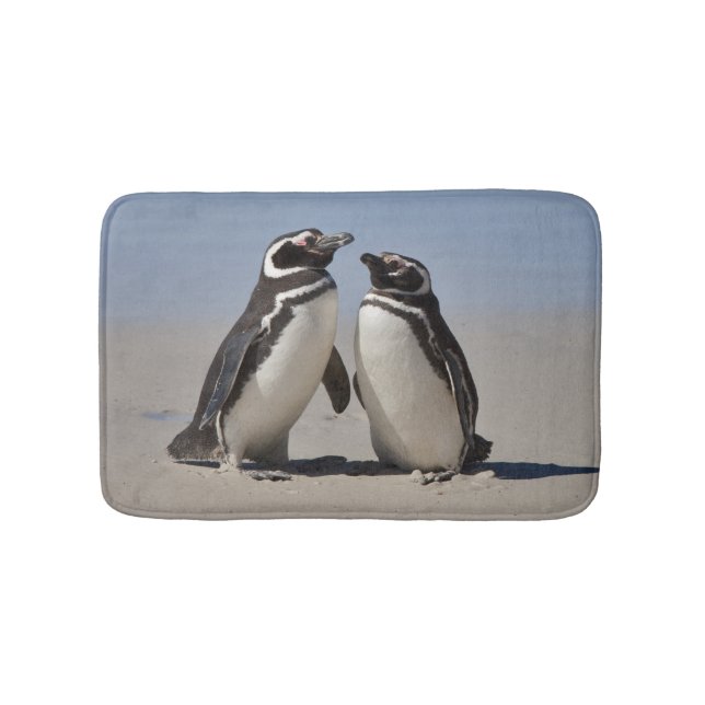 Magellanische Pinguine Badematte (Farbe auswählen) (Vorderseite)