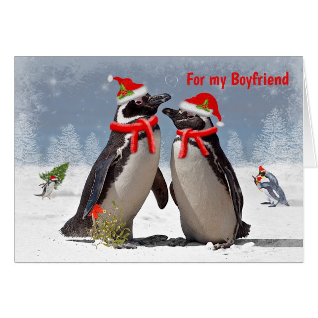 Magellanische Weihnachtskarte BOYFRIEND (Vorderseite (Horizontal))