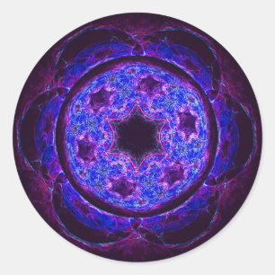 Magen Alef Runder Aufkleber