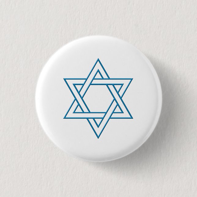 Magen David Button (Vorderseite)