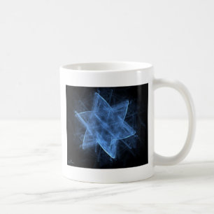 Magen David Fraktal Tasse