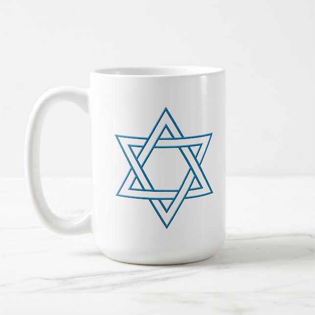 Magen David Kaffeetasse (Links)