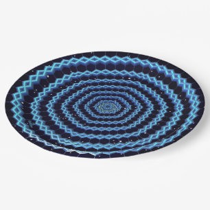 Magen David und Diamonds Pappteller