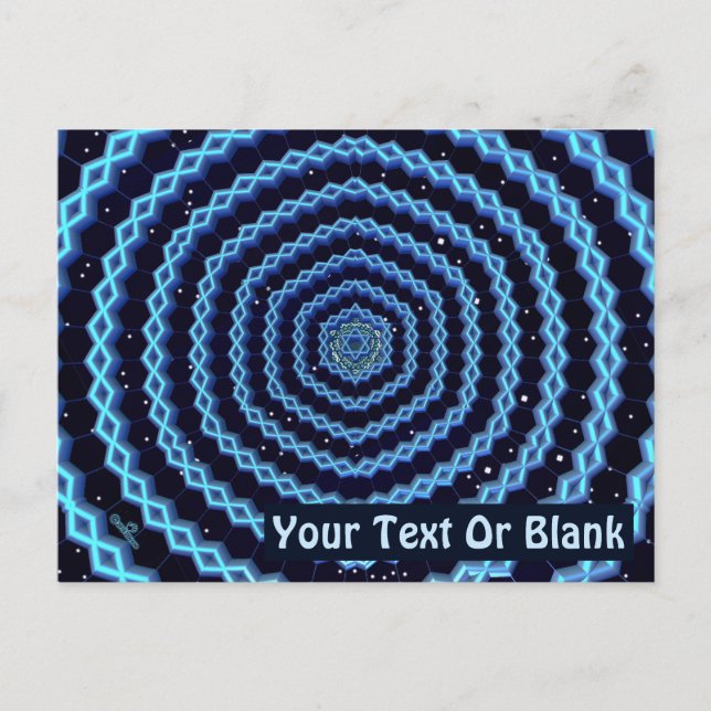 Magen David und Diamonds Postkarte (Vorderseite)