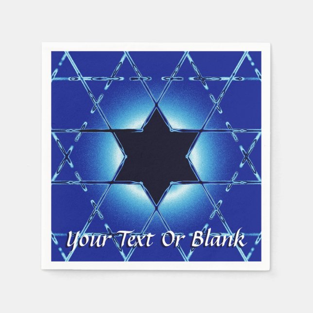 Magen Gimel Serviette (Vorderseite)