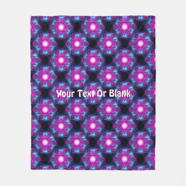 Magen Heh Fraktal Fleecedecke (Vorderseite)