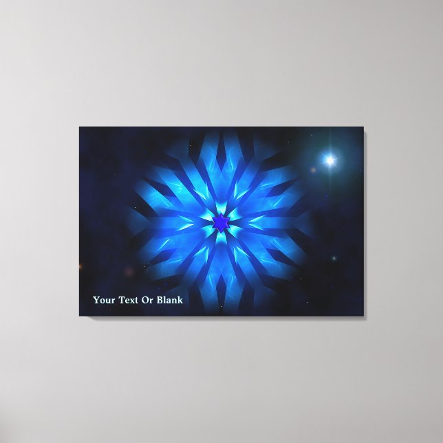 Magen Zayin Leinwanddruck (Vorderseite)