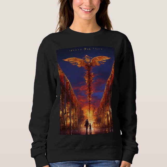 Magenadler am Himmel Sweatshirt (Vorderseite)