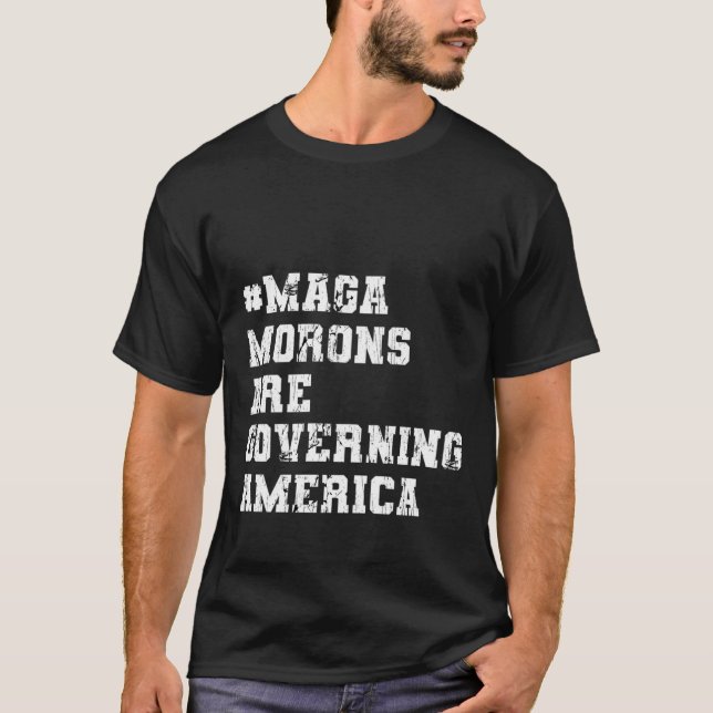Magenmoronen regieren Amerika T-Shirt (Vorderseite)
