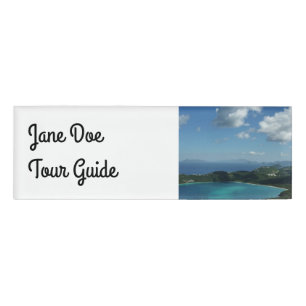 Magens Bay, St. Thomas Schöne Inselszene Namenschild