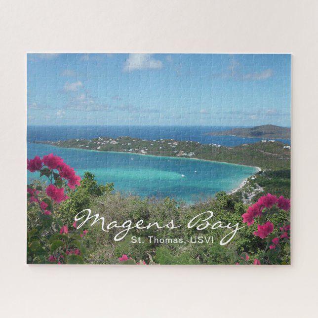 Magens Bay St. Thomas, USVI Tropical Beach Foto Puzzle (Horizontal)