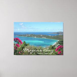 Magens Bay St. Thomas, USVI Tropischer Strand Leinwanddruck