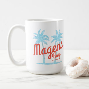 Magens Bay St. Thomas USVI Vintage-Korallen-Schrif Kaffeetasse