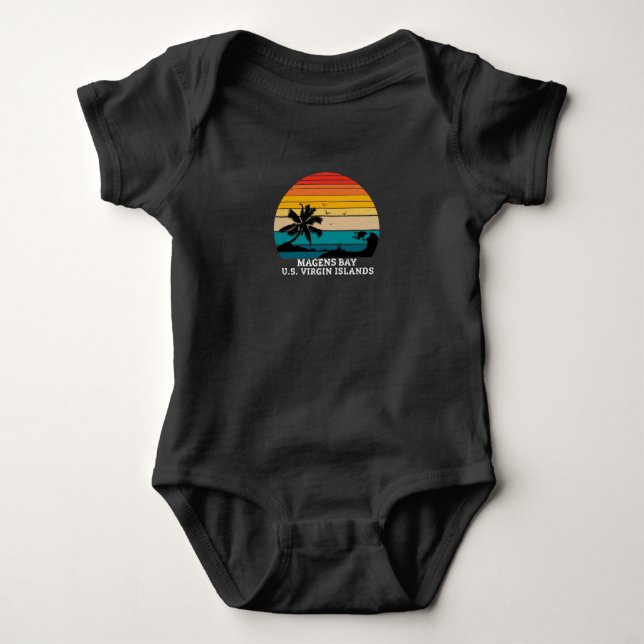 Magens Bay U.S. Virgin Islands Beaches Baby Strampler (Vorderseite)