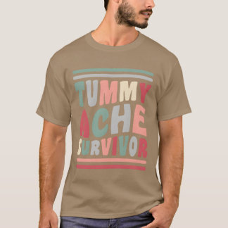 Magenschmerz-Überlebender 80er 70er Jahre Vibe Ges T-Shirt